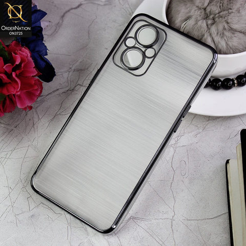 OnePlus Nord N20 5G Cover - Black - New Trendy Glossy Border With Camera Protection Soft Silicon Case