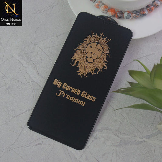 Vivo Y51 (2020 September) Protector - Black - Xtreme Quality Big Curved Tempered Glass Screen Protector