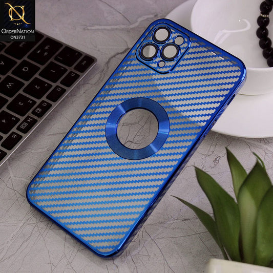 iPhone 11 Pro Max Cover - Blue - new ziggy lines camera protection logo hole case