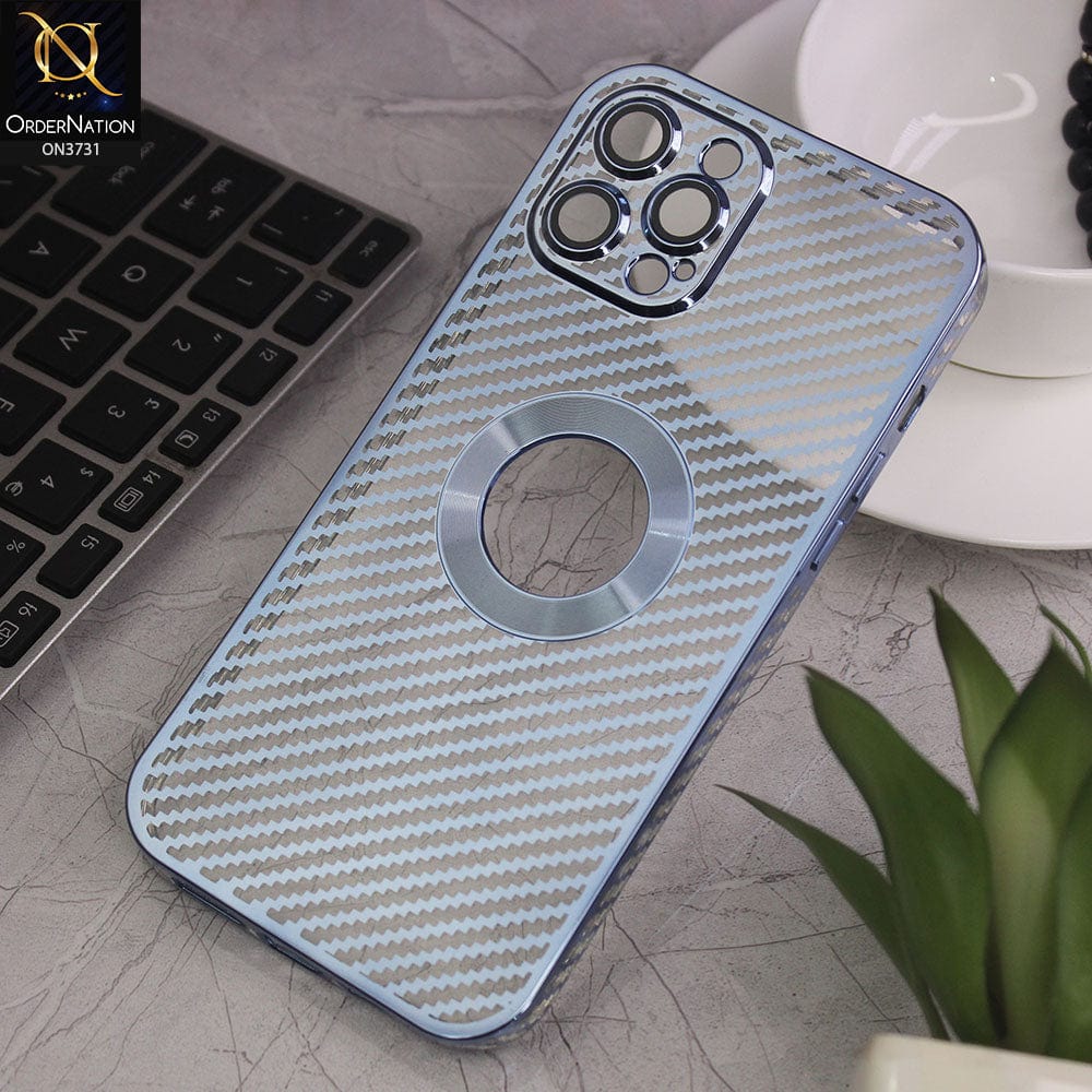 iPhone 12 Pro Max Cover - Sierra Blue - new ziggy lines camera protection logo hole case