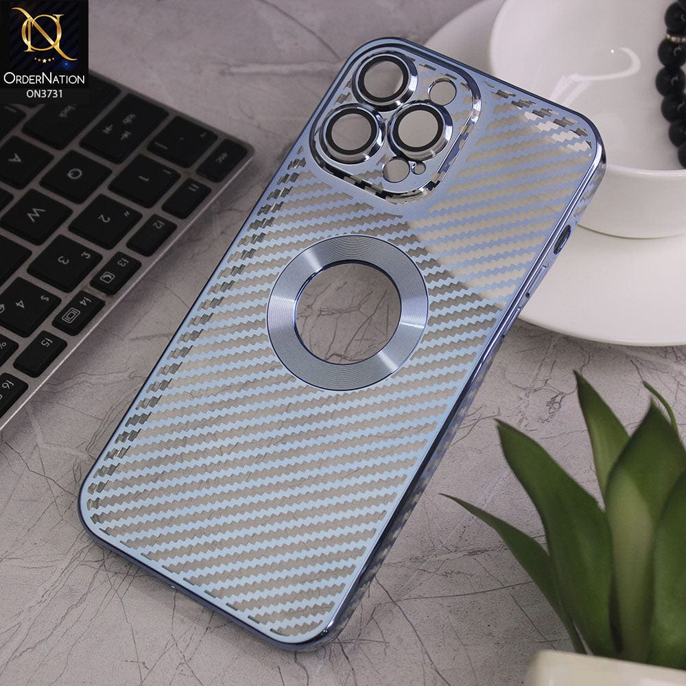 iPhone 13 Pro Max Cover - Sierra Blue - new ziggy lines camera protection logo hole case