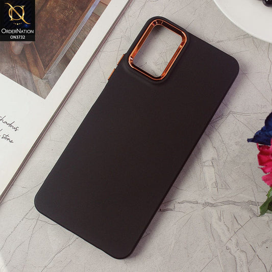 Tecno Camon 19 Neo Cover - Black -Electroplated Camera Border Soft Silicon Case