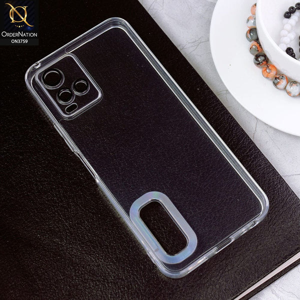 Flip Cover Vivo Y33s / Y21 / Y21s Silicone Carbone Coloré