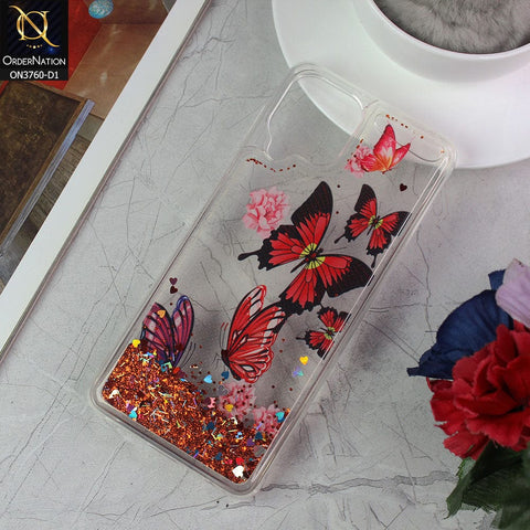 Samsung Galaxy M32 Cover - Design 1 - Soft Silicone Bling Sparkle Moving  Liquid Glitter Case