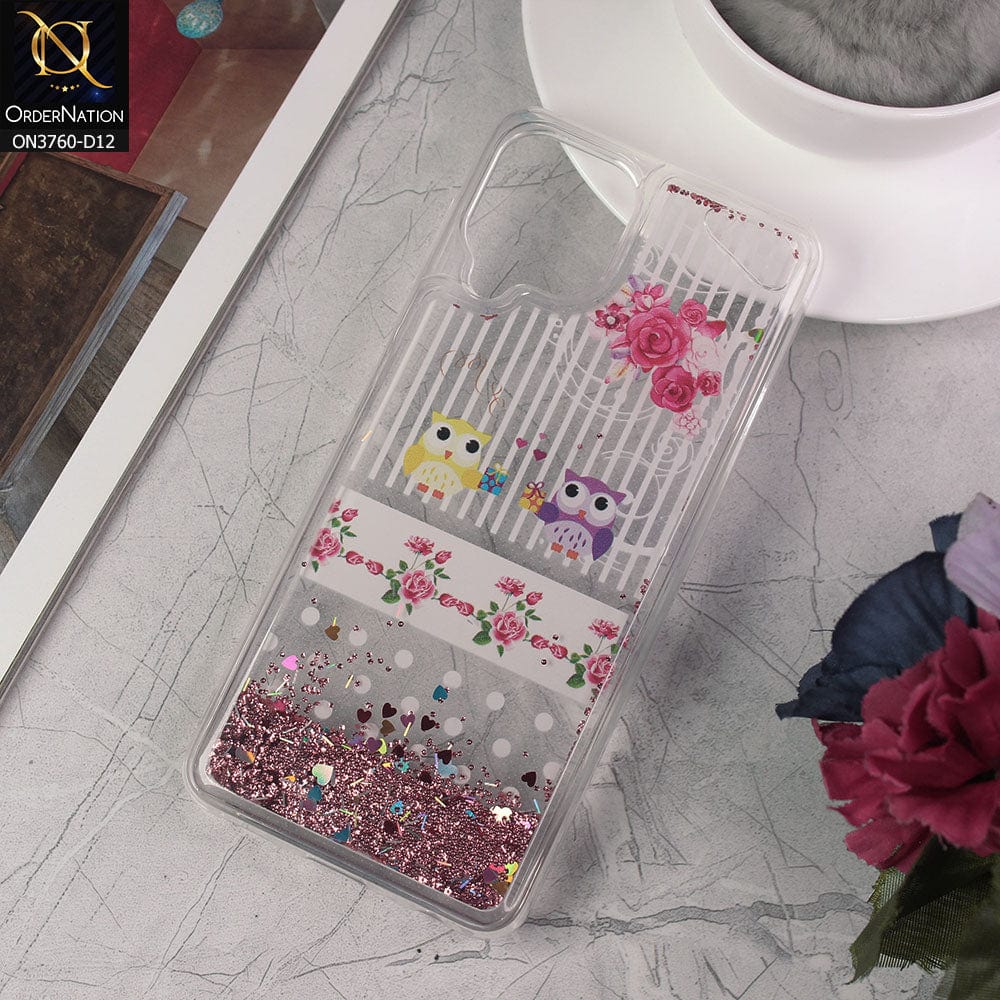 Samsung Galaxy A22 Cover - Design 12 - Soft Silicone Bling Sparkle Moving  Liquid Glitter Case