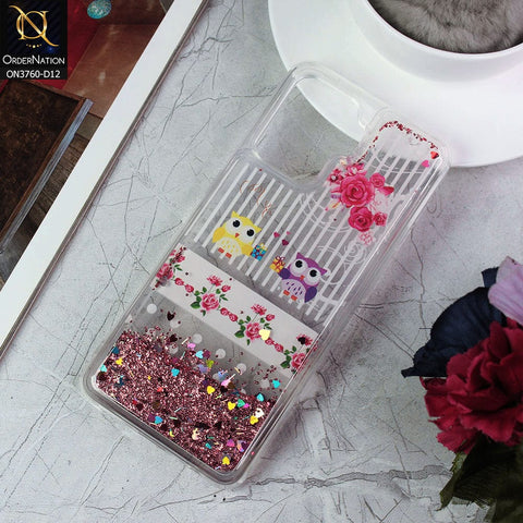 Oppo A94 Cover - Design 12 - Soft Silicone Bling Sparkle Moving  Liquid Glitter Case