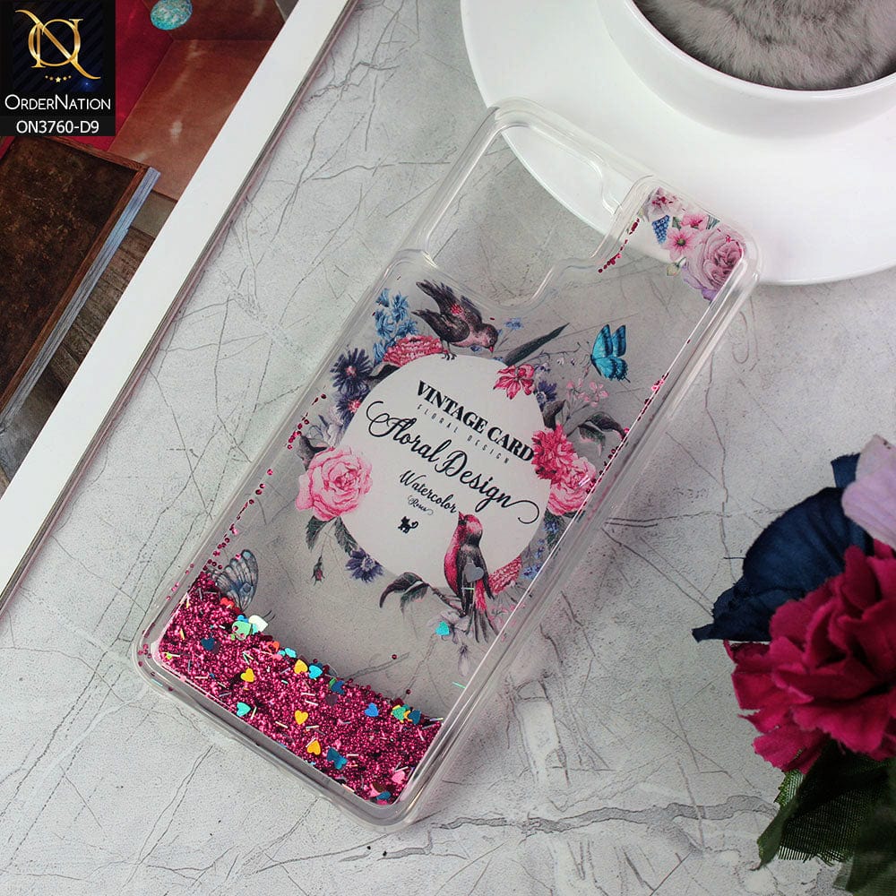 Oppo A94 Cover - Design 9 - Soft Silicone Bling Sparkle Moving  Liquid Glitter Case