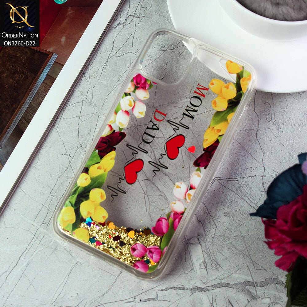 iPhone 11 Cover - Design 22 - Soft Silicone Bling Sparkle Moving  Liquid Glitter Case