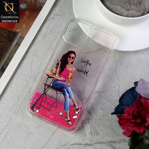 iPhone 11 Pro Cover - Design 18 - Soft Silicone Bling Sparkle Moving  Liquid Glitter Case