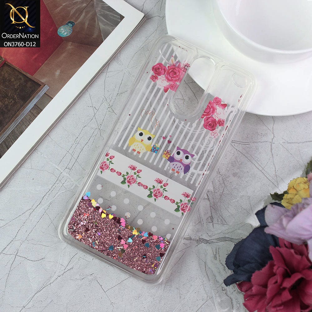 Huawei Mate 10 Lite Cover - Design 12 - Soft Silicone Bling Sparkle Moving  Liquid Glitter Case