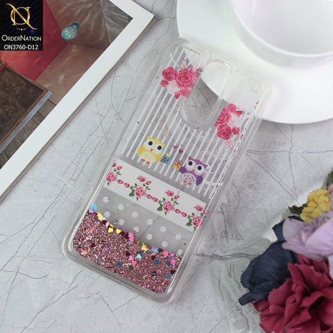 Huawei Mate 10 Lite Cover - Design 12 - Soft Silicone Bling Sparkle Moving  Liquid Glitter Case
