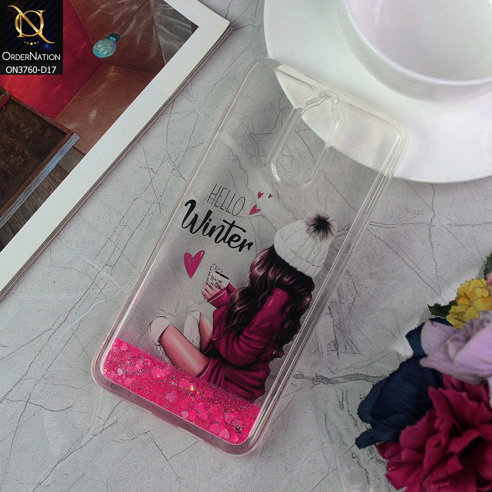 Huawei Mate 10 Lite Cover - Design 17 - Soft Silicone Bling Sparkle Moving  Liquid Glitter Case