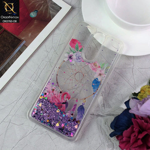 Huawei Mate 10 Lite Cover - Design 8 - Soft Silicone Bling Sparkle Moving  Liquid Glitter Case
