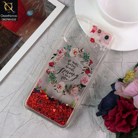 Xiaomi Redmi Note 10S Cover - Design 10 - Soft Silicone Bling Sparkle Moving  Liquid Glitter Case