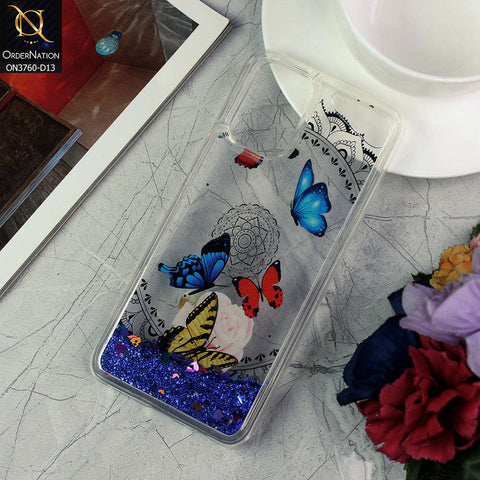 Xiaomi Redmi Note 10S Cover - Design 13 - Soft Silicone Bling Sparkle Moving  Liquid Glitter Case