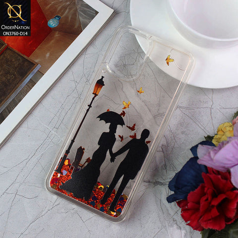 Xiaomi Redmi Note 10S Cover - Design 14 - Soft Silicone Bling Sparkle Moving  Liquid Glitter Case