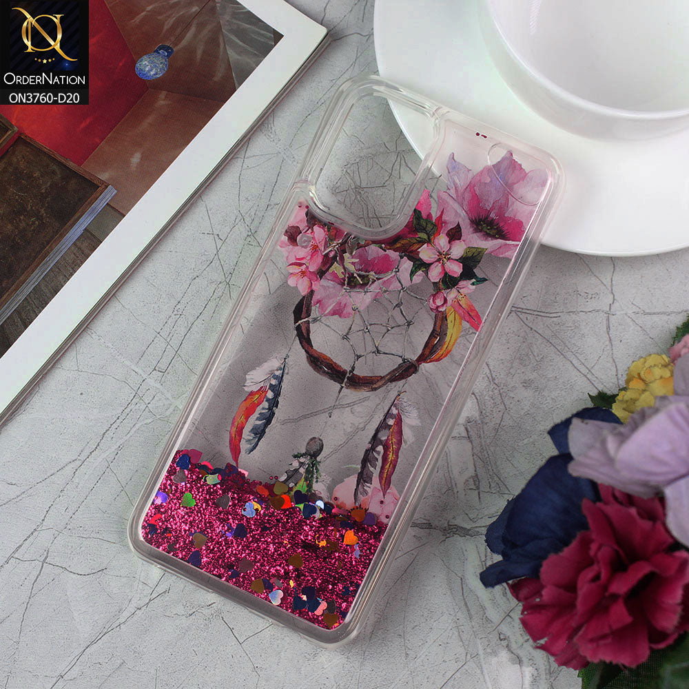 Xiaomi Redmi Note 10 4G Cover - Design 20 - Soft Silicone Bling Sparkle Moving  Liquid Glitter Case