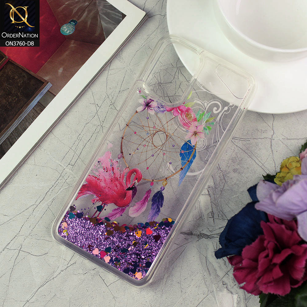 Xiaomi Redmi Note 10 4G Cover - Design 8 - Soft Silicone Bling Sparkle Moving  Liquid Glitter Case