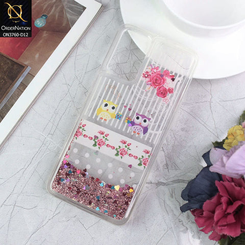 Oppo Reno 6 Cover - Design 12 - Soft Silicone Bling Sparkle Moving  Liquid Glitter Case