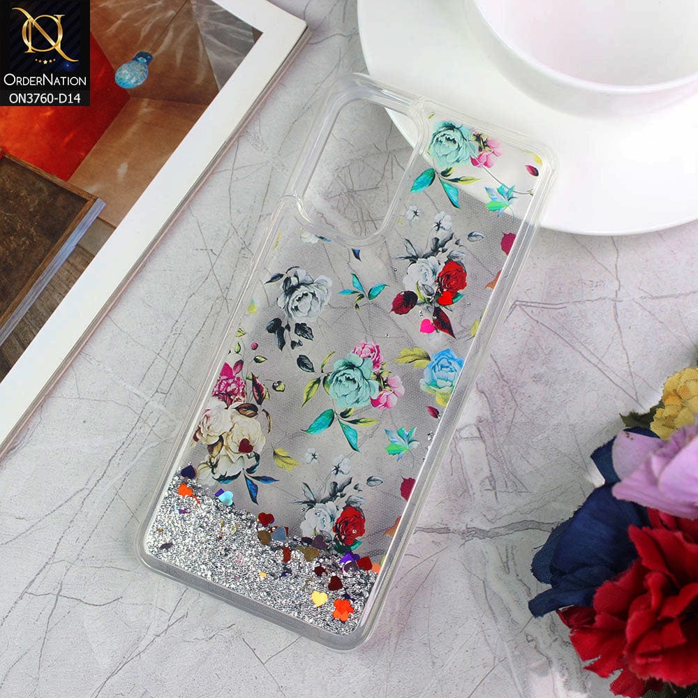 Oppo Reno 6 Cover - Design 14 - Soft Silicone Bling Sparkle Moving  Liquid Glitter Case