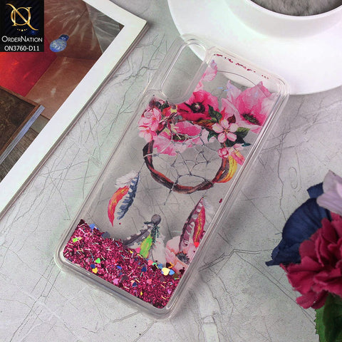Vivo S1 Cover - Design 11 - Soft Silicone Bling Sparkle Moving  Liquid Glitter Case