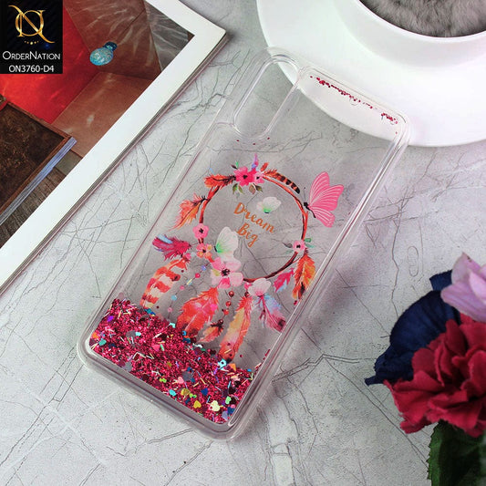 Vivo S1 Cover - Design 4 - Soft Silicone Bling Sparkle Moving  Liquid Glitter Case