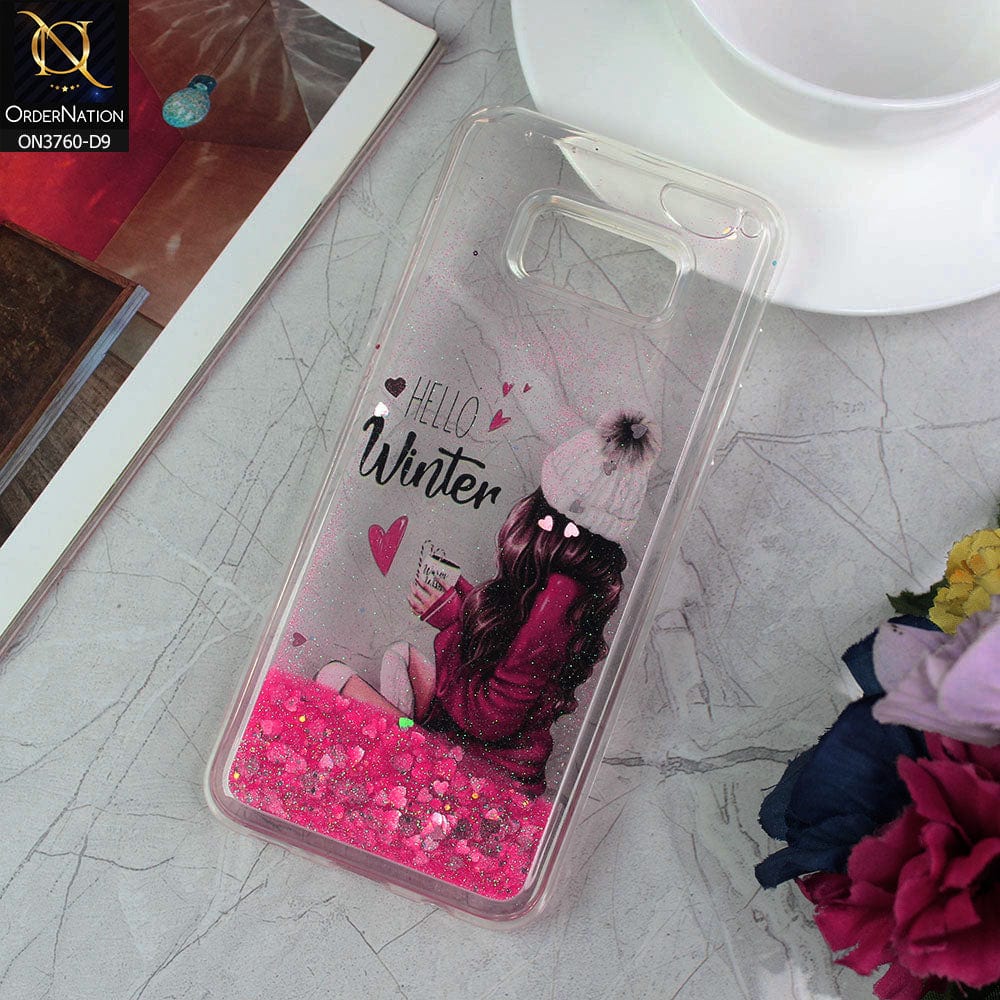 Samsung Galaxy S8 Plus Cover - Design 17 - Soft Silicone Bling Sparkle Moving  Liquid Glitter Case