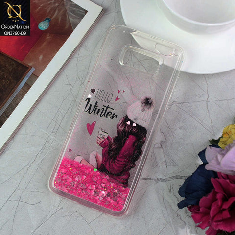 Samsung Galaxy S8 Plus Cover - Design 17 - Soft Silicone Bling Sparkle Moving  Liquid Glitter Case
