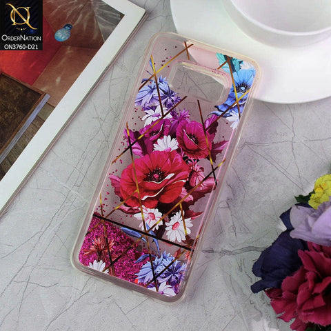 Samsung Galaxy S8 Plus Cover - Design 21 - Soft Silicone Bling Sparkle Moving  Liquid Glitter Case