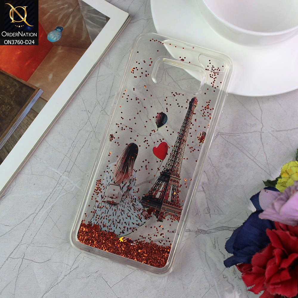Samsung Galaxy S8 Plus Cover - Design 24 - Soft Silicone Bling Sparkle Moving  Liquid Glitter Case