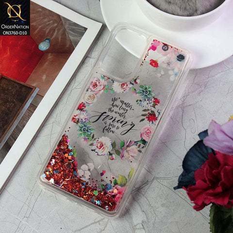 Samsung Galaxy A52 Cover - Design 10 - Soft Silicone Bling Sparkle Moving  Liquid Glitter Case