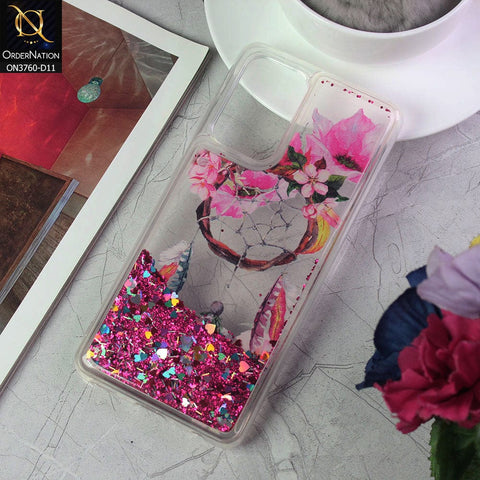 Samsung Galaxy A52 Cover - Design 11 - Soft Silicone Bling Sparkle Moving  Liquid Glitter Case