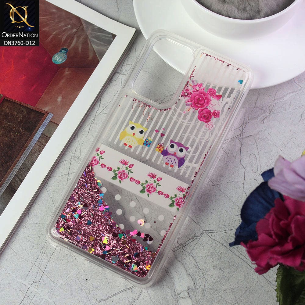 Samsung Galaxy A52s 5G Cover - Design 12 - Soft Silicone Bling Sparkle Moving  Liquid Glitter Case