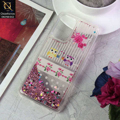 Samsung Galaxy A52 Cover - Design 12 - Soft Silicone Bling Sparkle Moving  Liquid Glitter Case