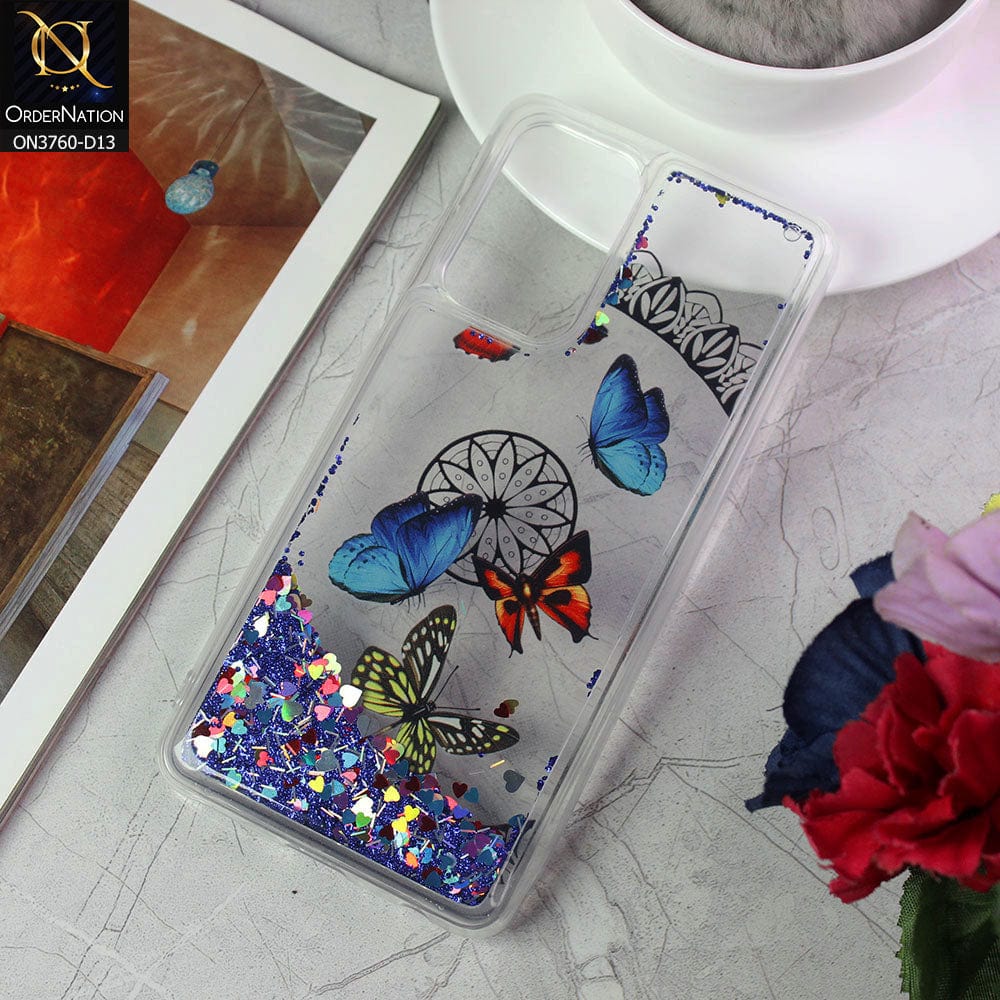 Samsung Galaxy A52 Cover - Design 13 - Soft Silicone Bling Sparkle Moving  Liquid Glitter Case