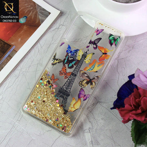 Samsung Galaxy A72 Cover - Design 3 - Soft Silicone Bling Sparkle Moving  Liquid Glitter Case