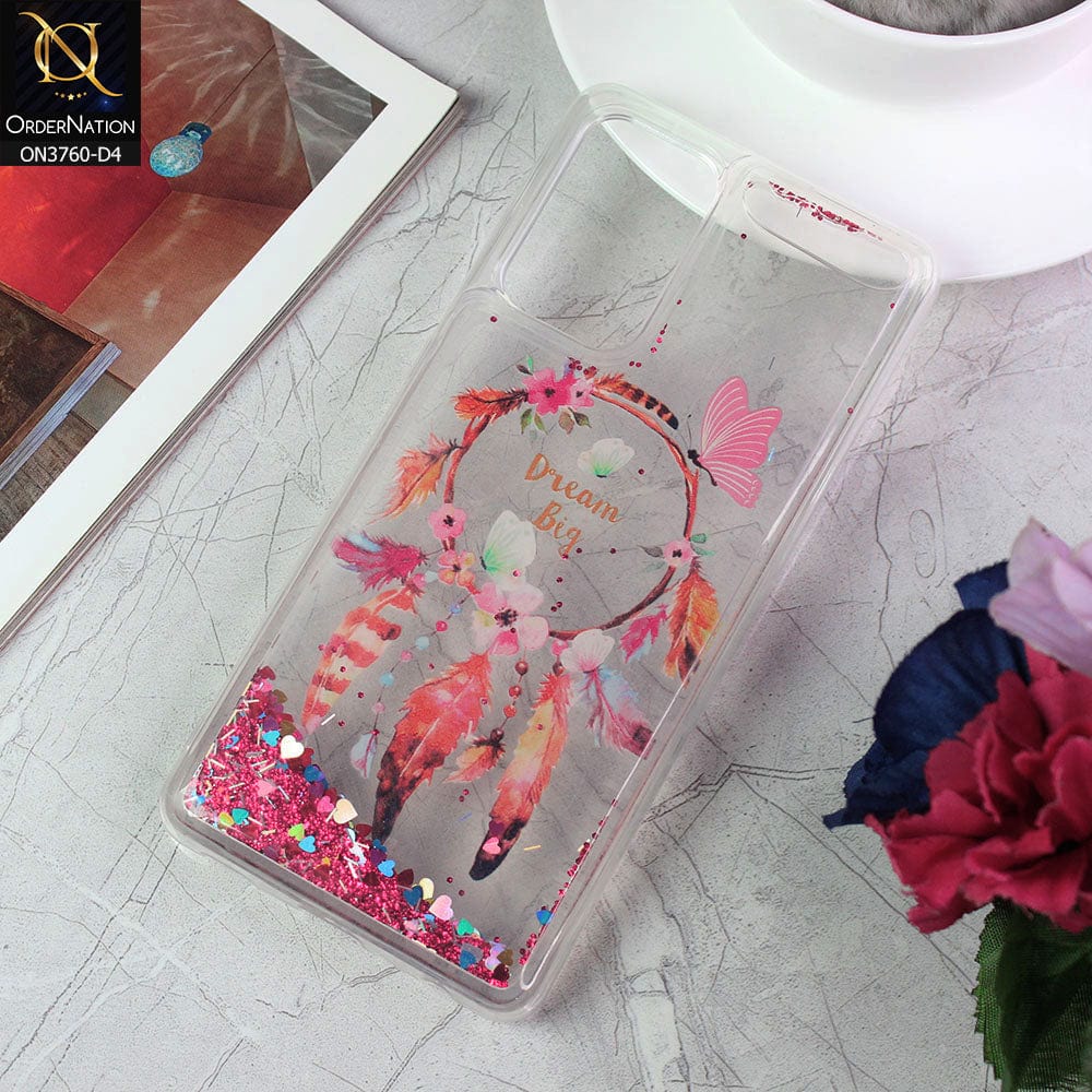 Samsung Galaxy A72 Cover - Design 4 - Soft Silicone Bling Sparkle Moving  Liquid Glitter Case