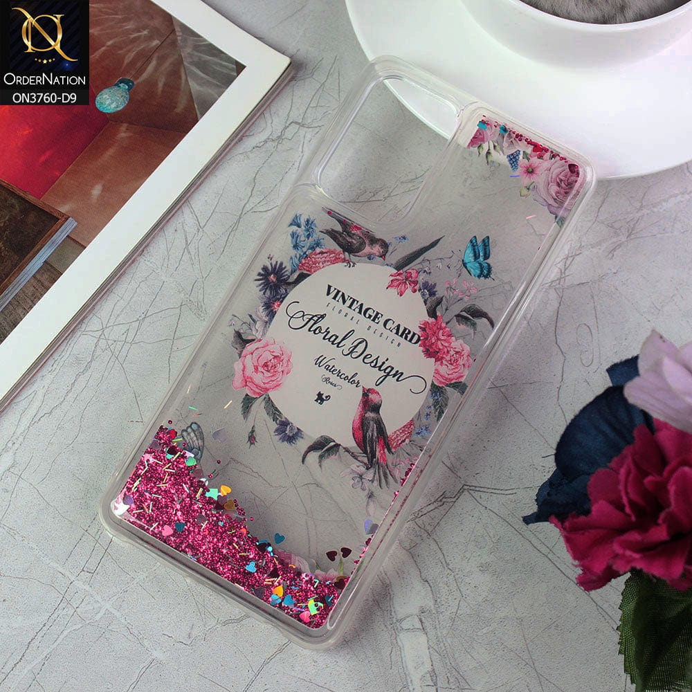 Samsung Galaxy A72 Cover - Design 9 - Soft Silicone Bling Sparkle Moving  Liquid Glitter Case