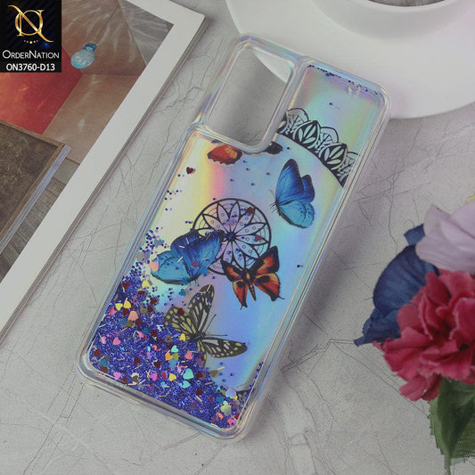 Vivo V20 Cover - Design 13 - Soft Silicone Bling Sparkle Moving Liquid Glitter Case