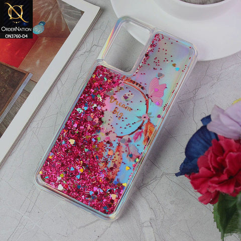 Vivo V20 Cover - Design 4 - Soft Silicone Bling Sparkle Moving Liquid Glitter Case