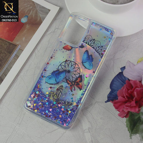 Vivo V21 Cover - Design 13 - Soft Silicone Bling Sparkle Moving Liquid Glitter Case