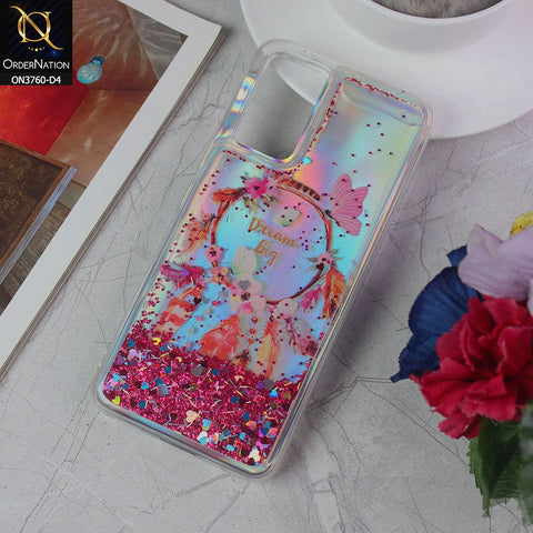 Vivo V21 Cover - Design 4 - Soft Silicone Bling Sparkle Moving Liquid Glitter Case