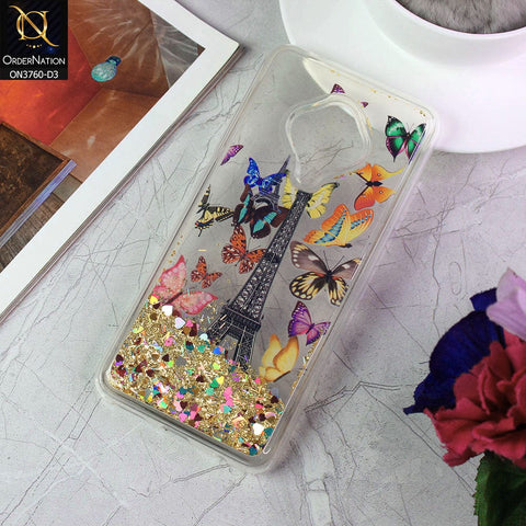 Vivo Y51 (2020 September) Cover - Design 3 - Soft Silicone Bling Sparkle Moving  Liquid Glitter Case
