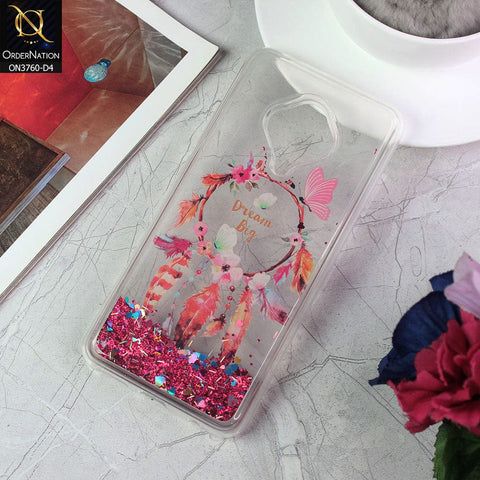 Vivo Y51 (2020 September) Cover - Design 4 - Soft Silicone Bling Sparkle Moving  Liquid Glitter Case