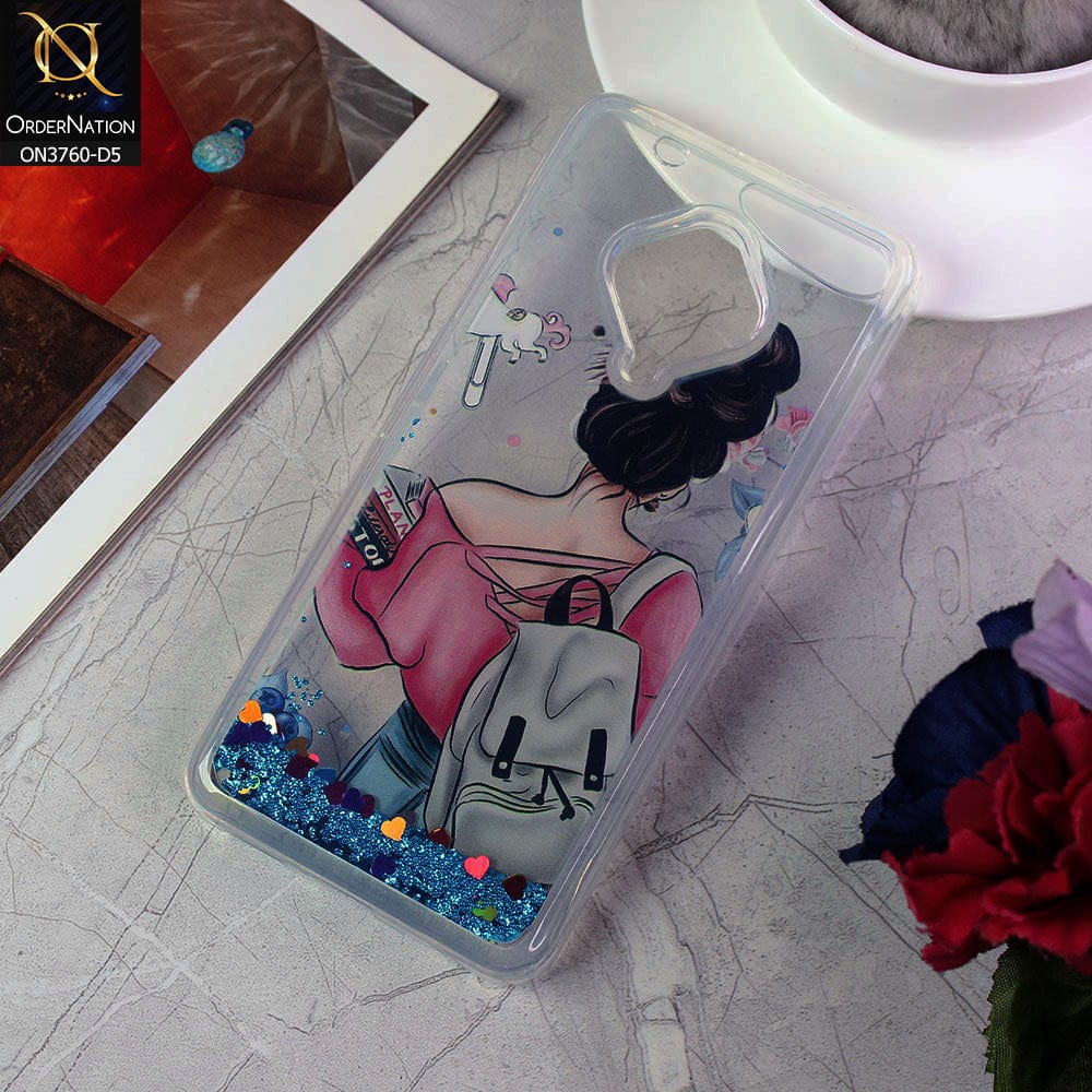 Vivo S1 Pro Cover - Design 5 - Soft Silicone Bling Sparkle Moving  Liquid Glitter Case