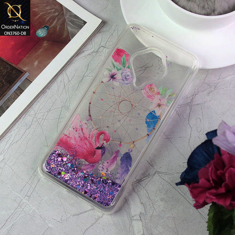 Vivo Y51 (2020 September) Cover - Design 8 - Soft Silicone Bling Sparkle Moving  Liquid Glitter Case