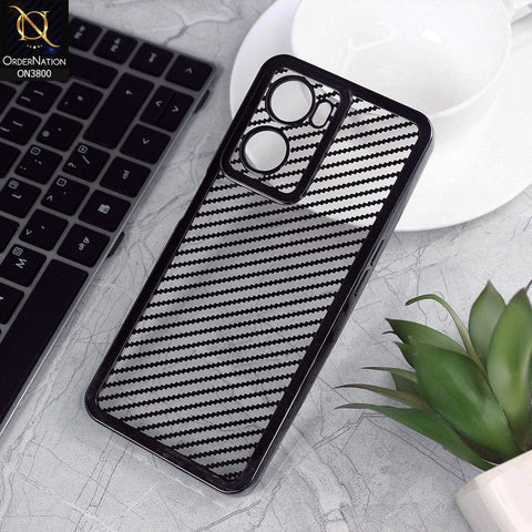 Oppo A77 4G Cover - Black - new ziggy lines camera protection Soft Silicon case