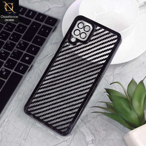 Samsung Galaxy A12 Nacho Cover - Black - new ziggy lines camera protection Soft Silicon case