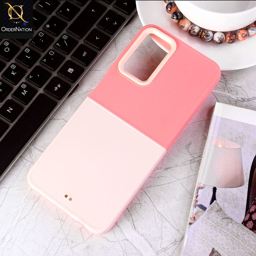 Oppo A57 4G 2022 Cover - Design 3 - New Hybrid Style Dual Pc + Tpu Protective Case