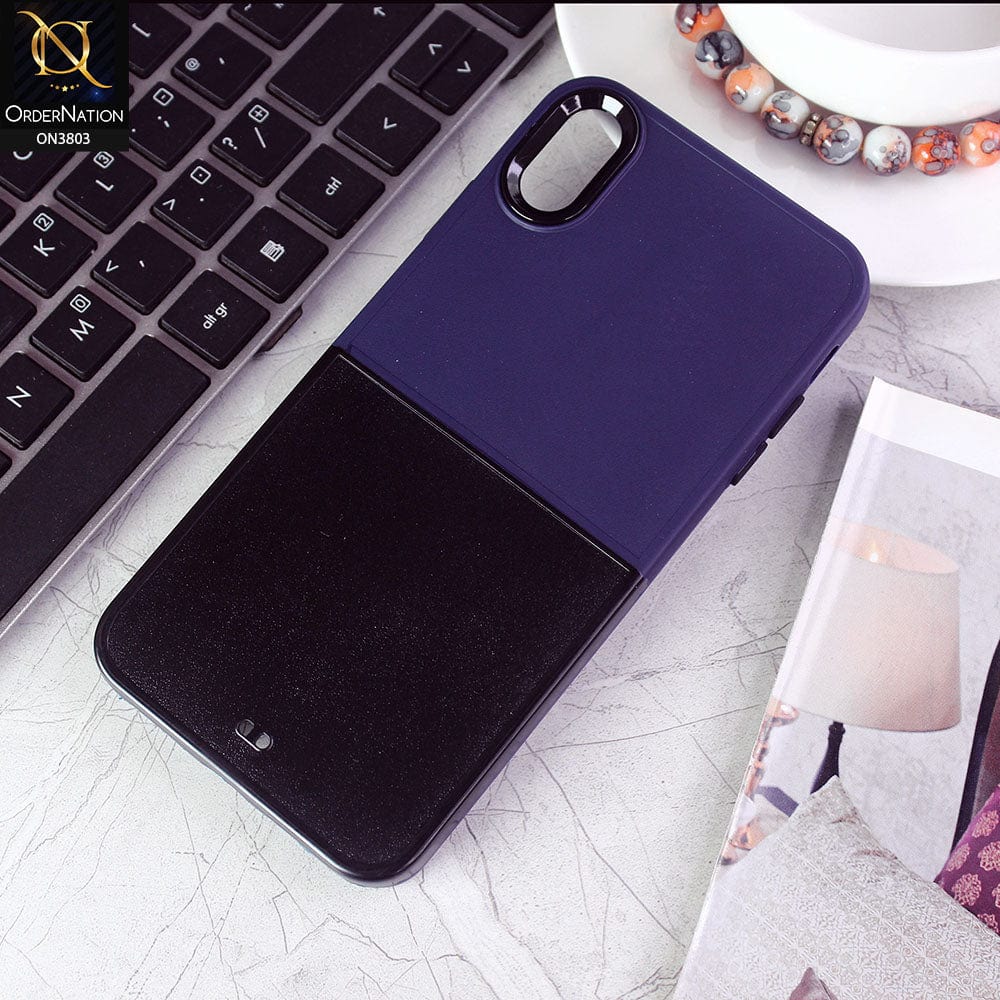 iPhone XS / X Cover - Design 6 - New Hybrid Style Dual Pc + Tpu Protective Case